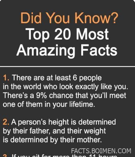 75 Most Amazing Facts That Will Blow Your Mind 🤯