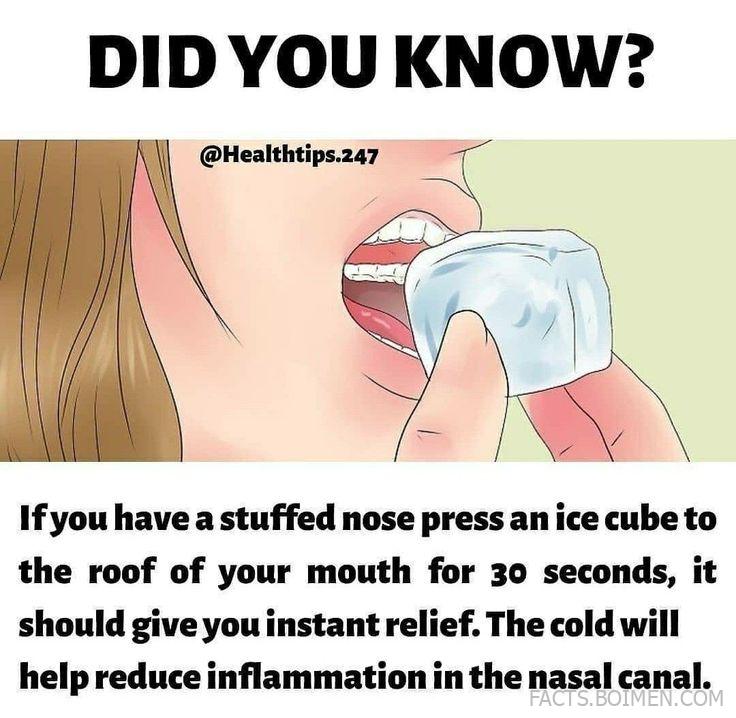 Natural Ways to Relieve a Stuffy Nose: The Ice Cube Trick and More