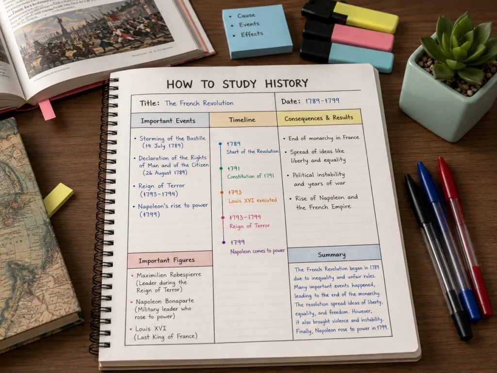Study guide for French Revolution