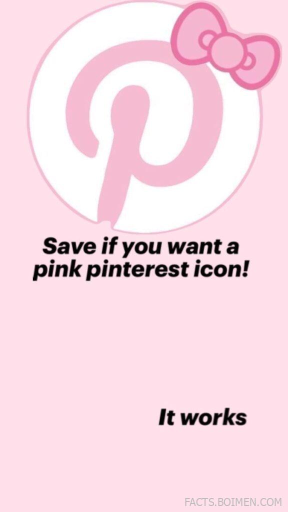 Pink Pinterest App Icon Ideas and Tools to Customize Your Home Screen