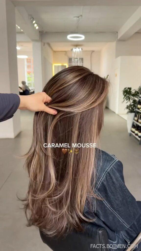 Caramel Mousse Hair: 18 Inspiring Sites to Explore This Glossy Brunette Trend