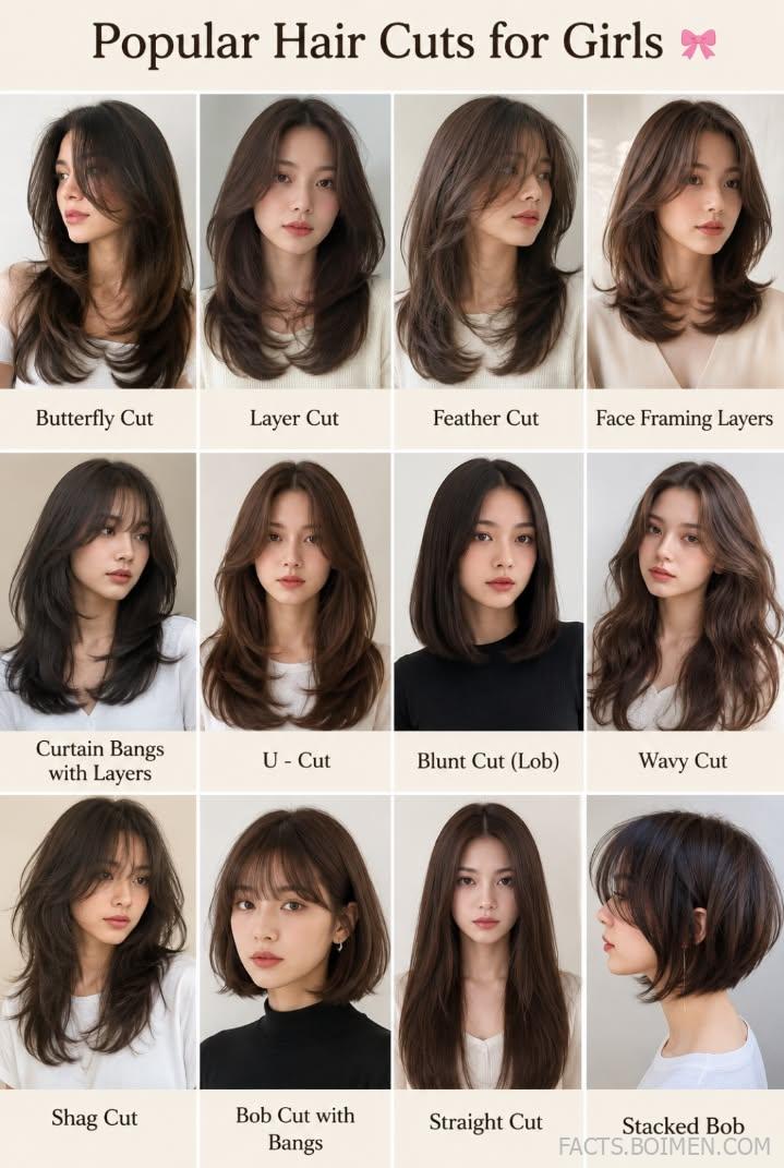 16 Hidden-Gem Websites to Explore the Most Popular Trendy Haircuts for Girls in 2026
