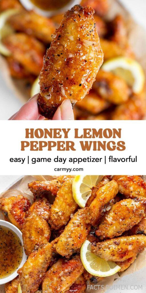 lemon pepper wings with honey