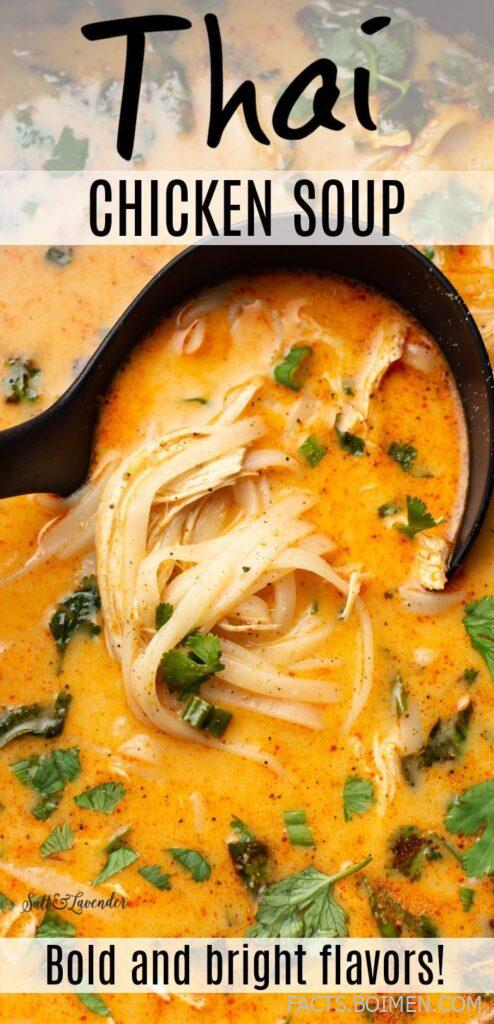easy thai chicken soup