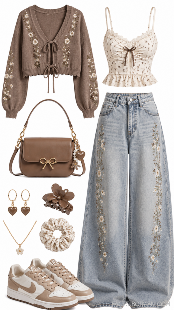 chocolate brown outfit
