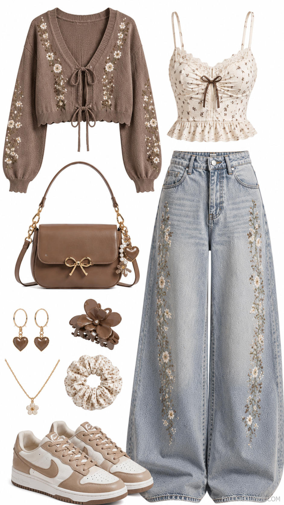 chocolate brown outfit
