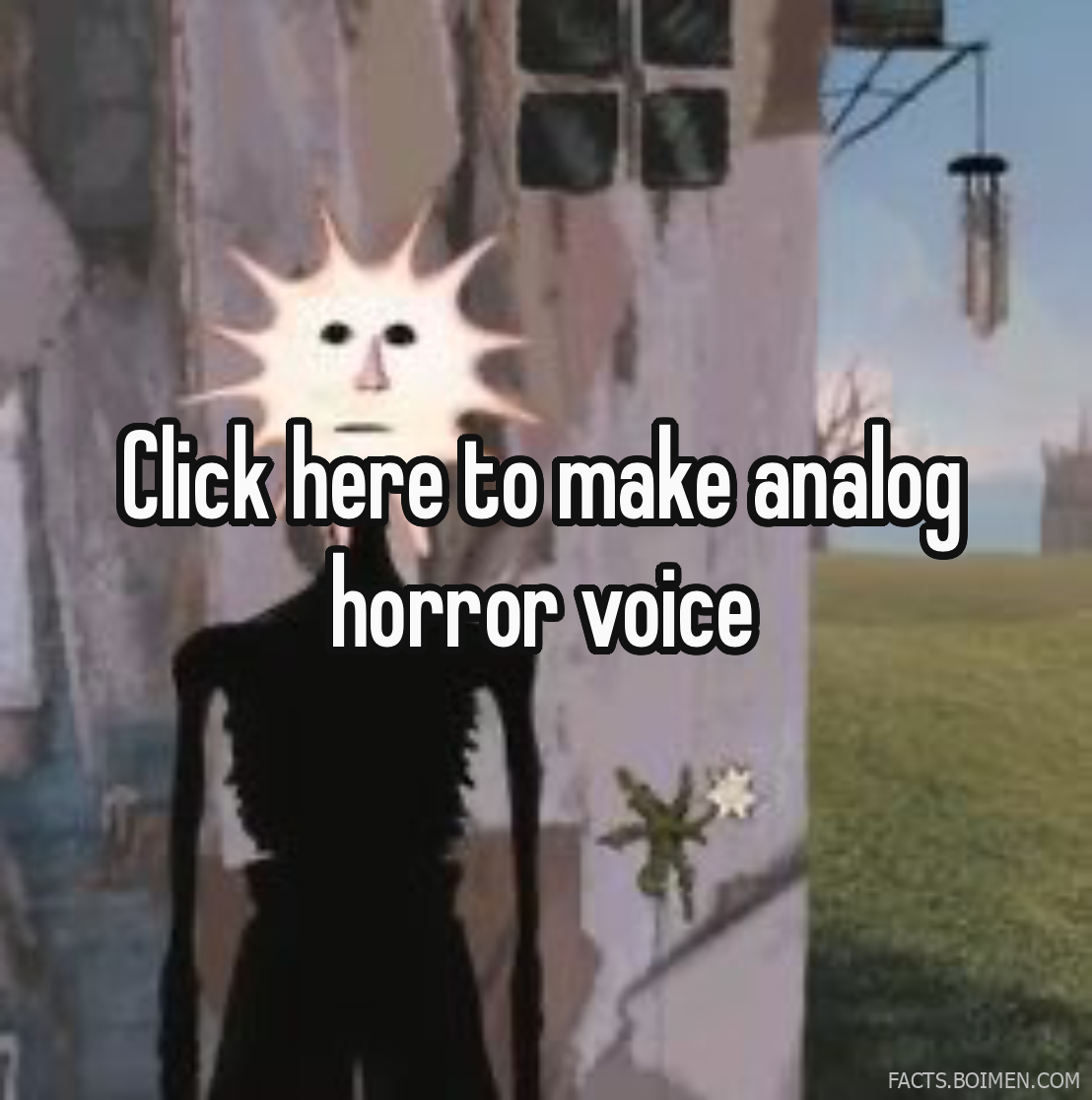 analog horror voices