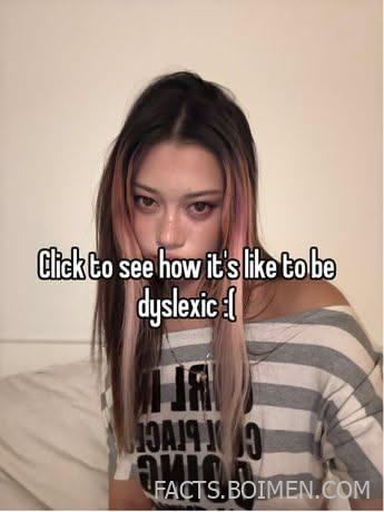 dyslexia simulation