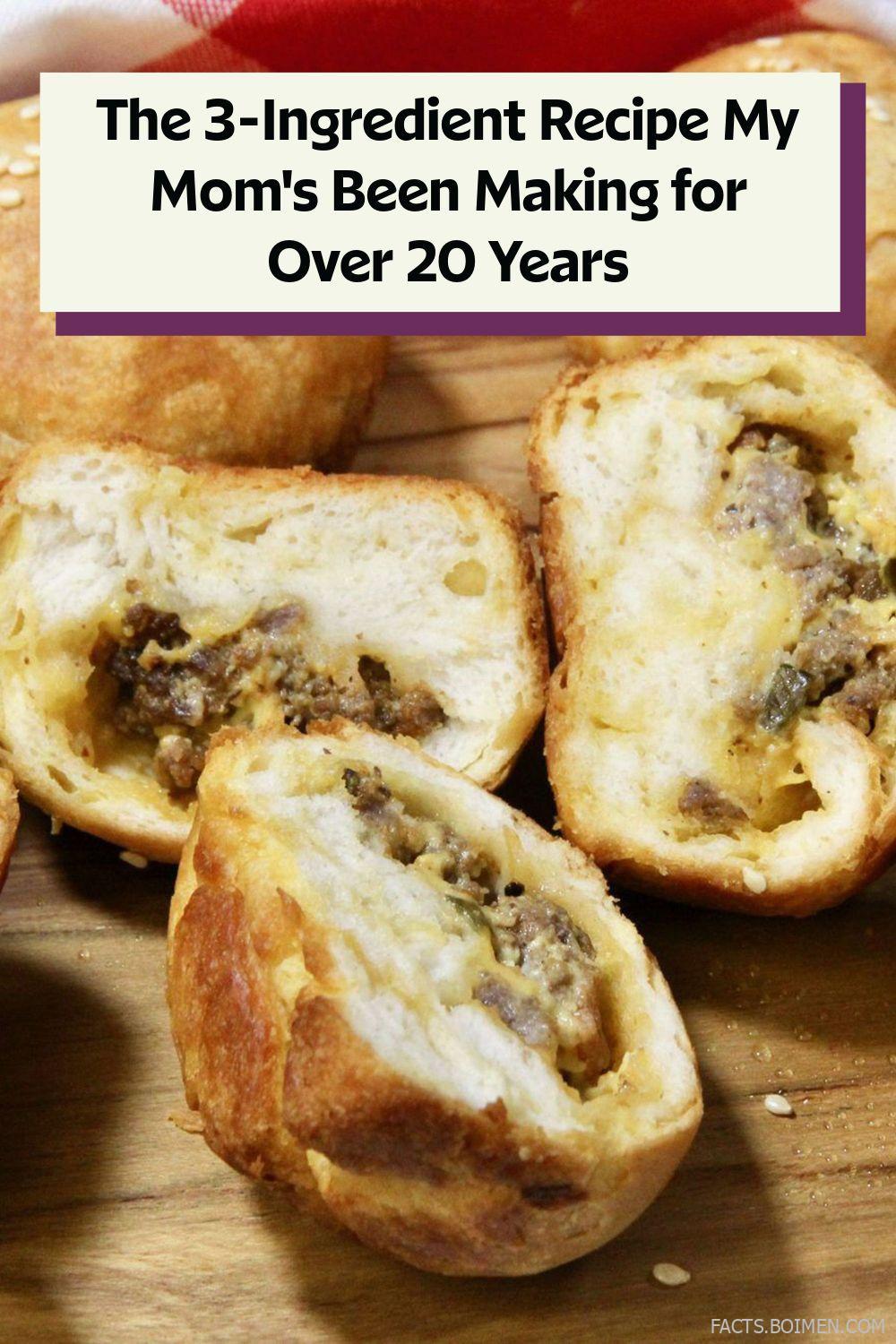 Mom's 20-Year Secret: 3-Ingredient Cheeseburger Rolls