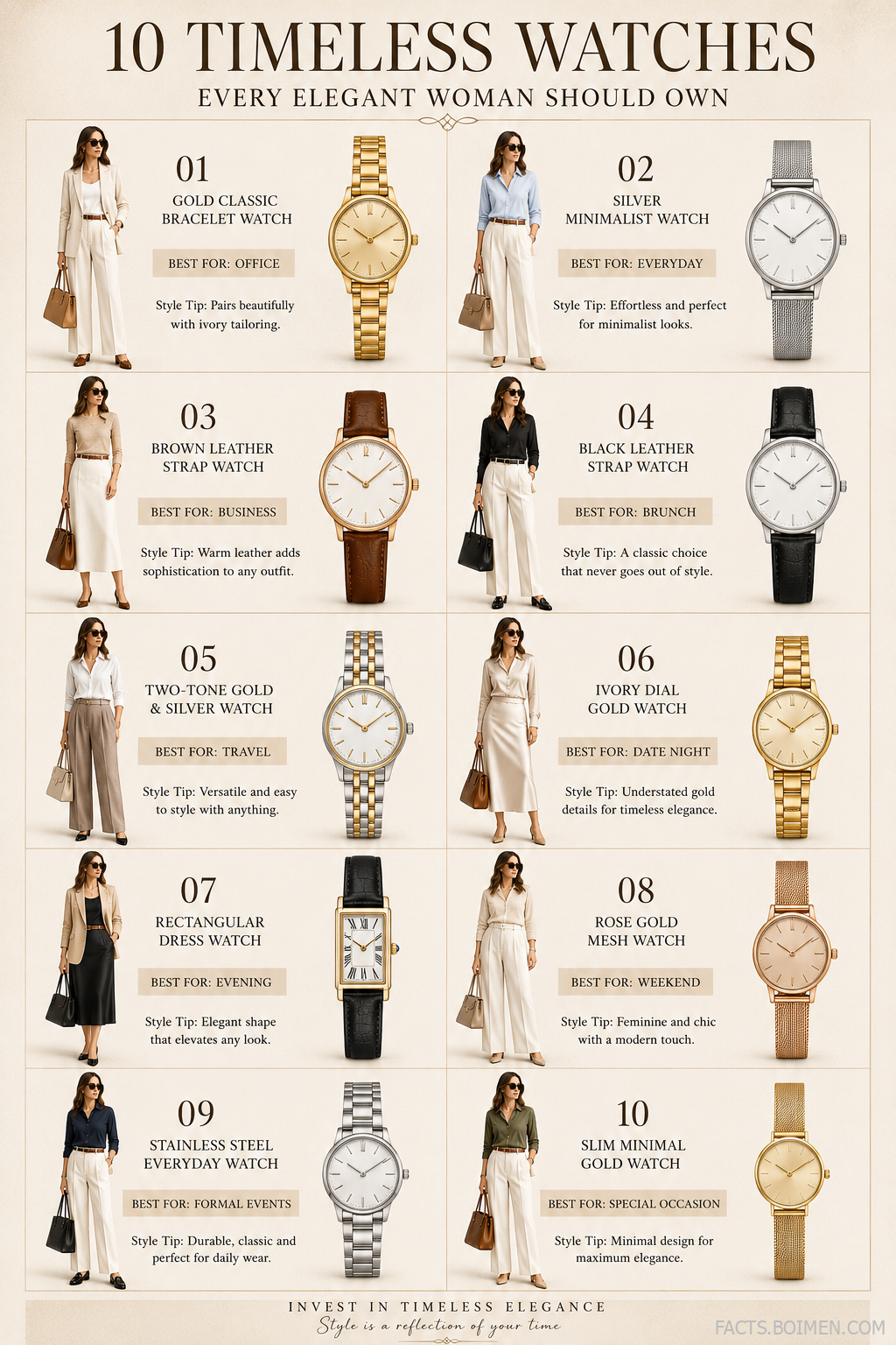 timeless watches for women