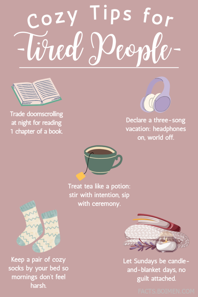 hygge ideas for tired people