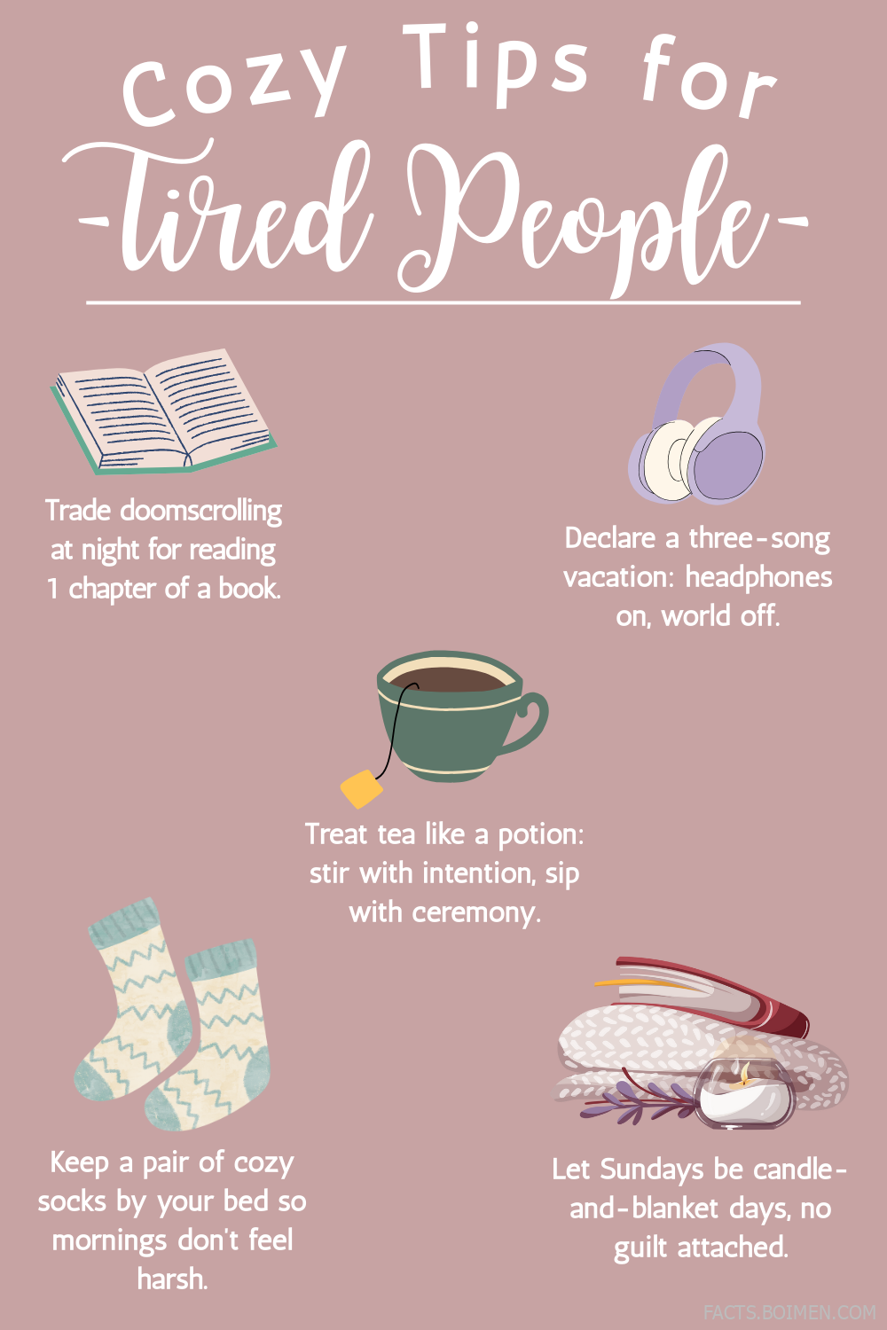 hygge ideas for tired people