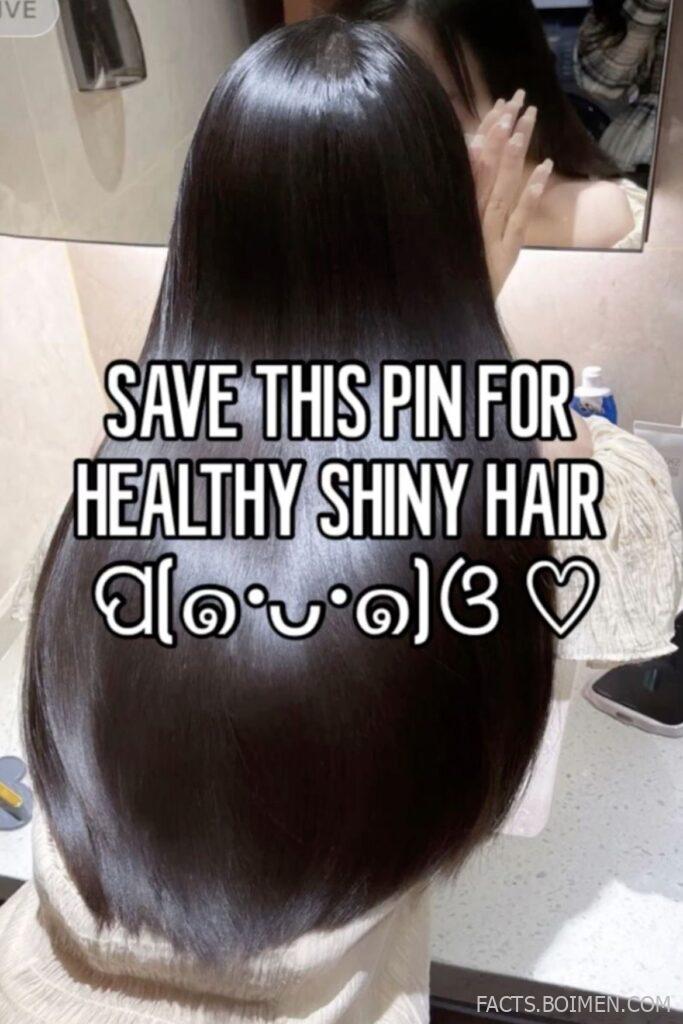 healthy shiny hair