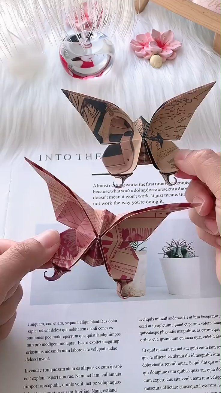 swallowtail butterfly origami