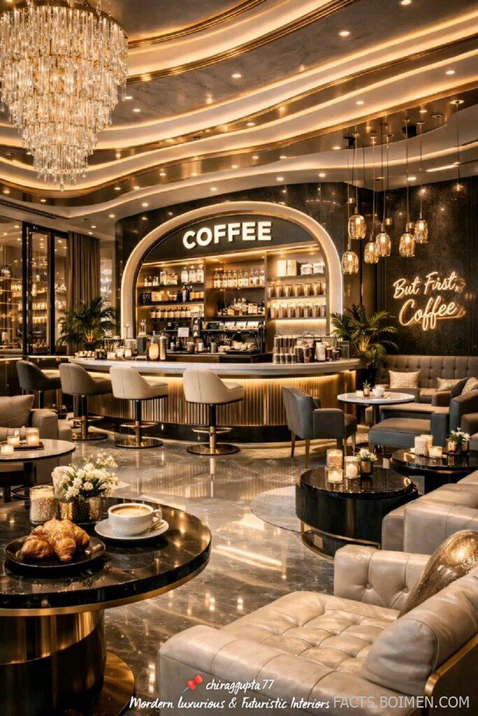 luxury cafe interior design