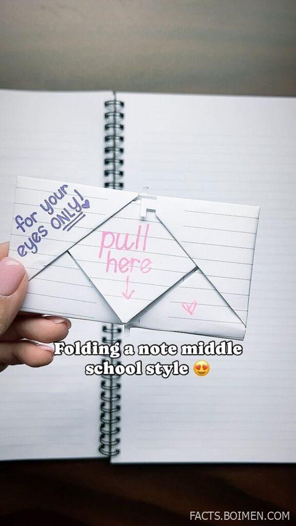 note folding techniques