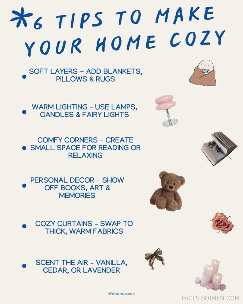 cozy home tips