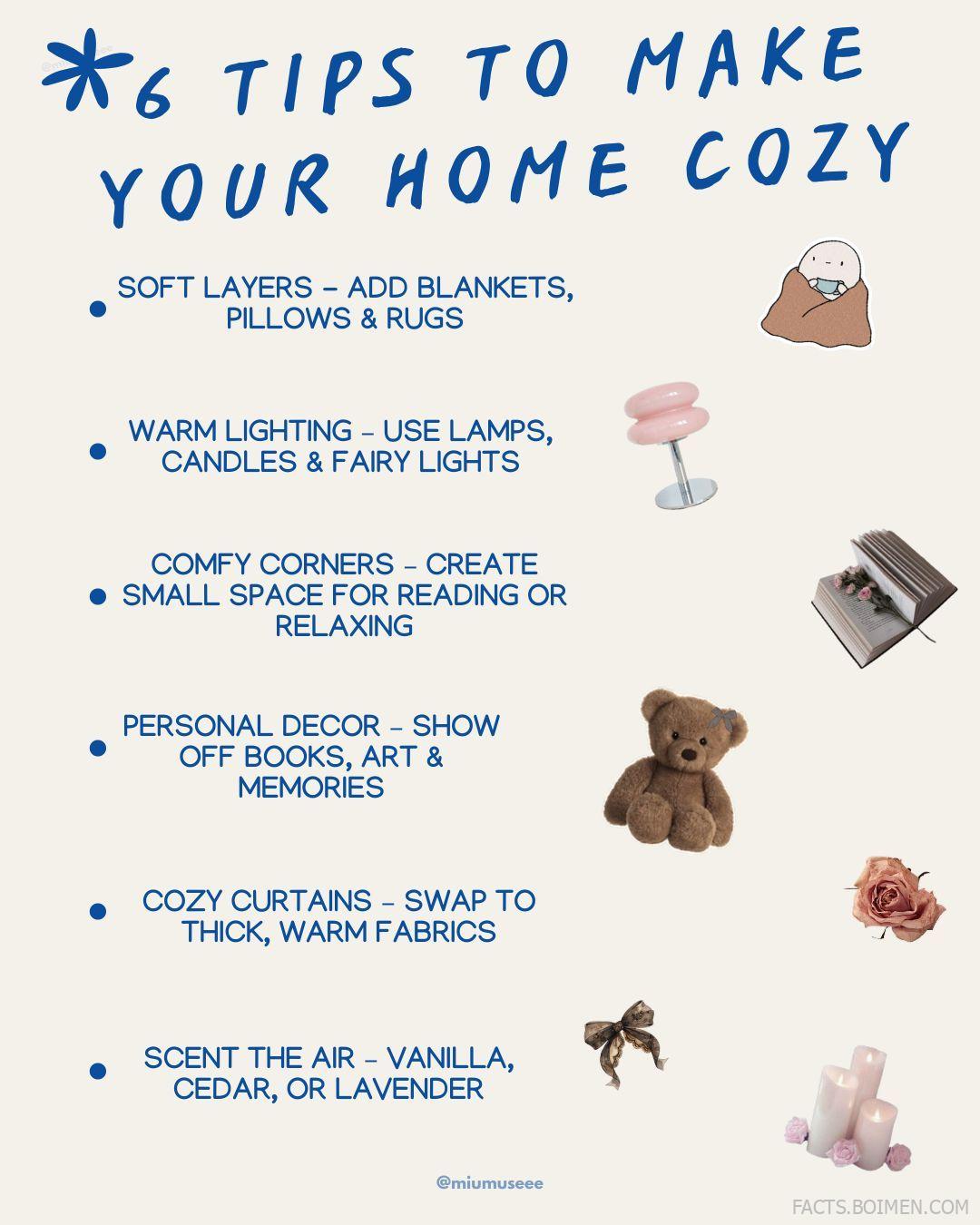cozy home tips