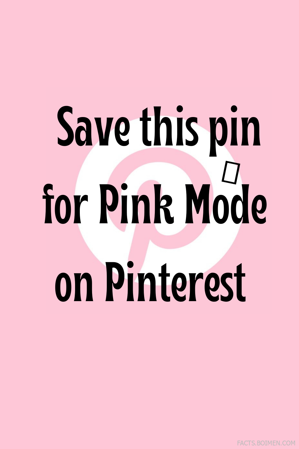 pink mode