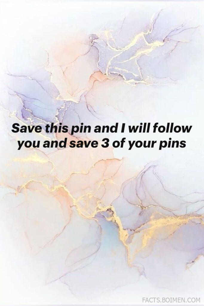 pinterest saves and follows