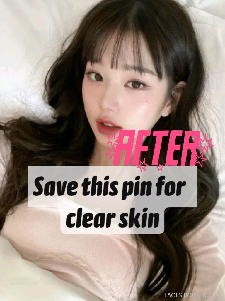 clear skin habits