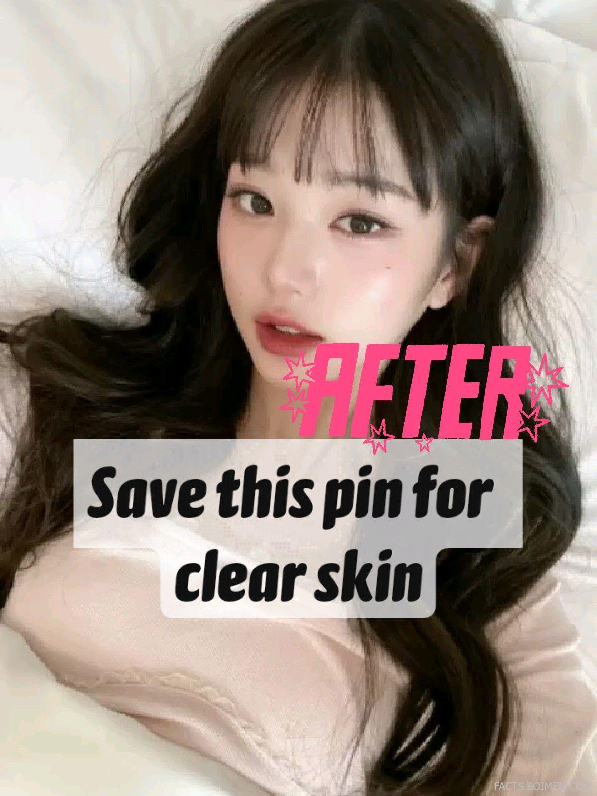 clear skin habits
