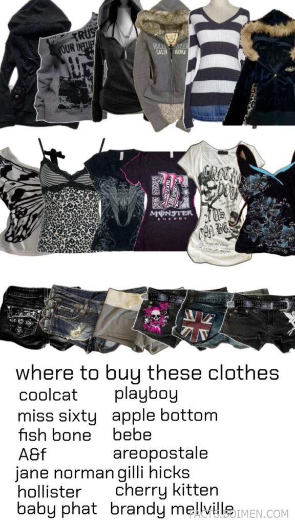y2k fashion stores