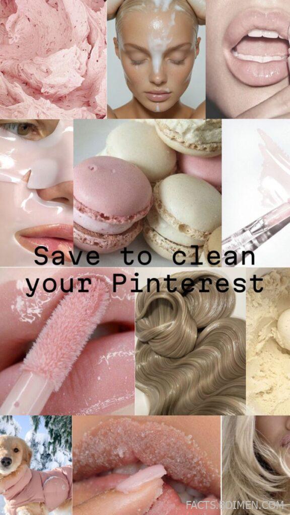 clean pinterest feed