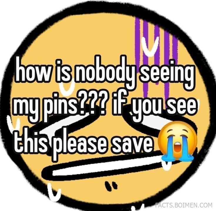why nobody sees my pins
