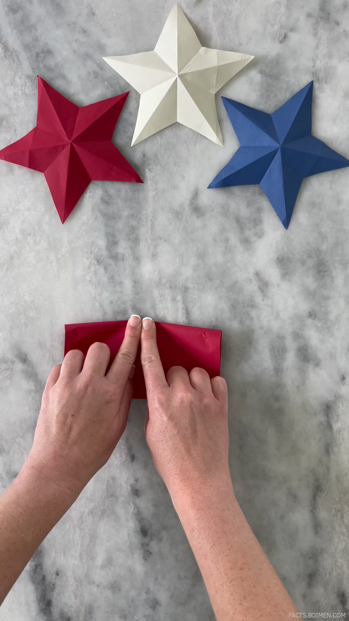 diy patriotic paper stars