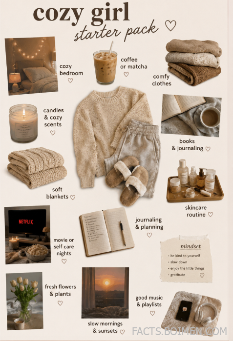 cozy girl starter pack