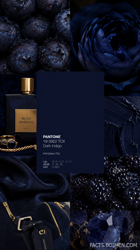 dark indigo aesthetic