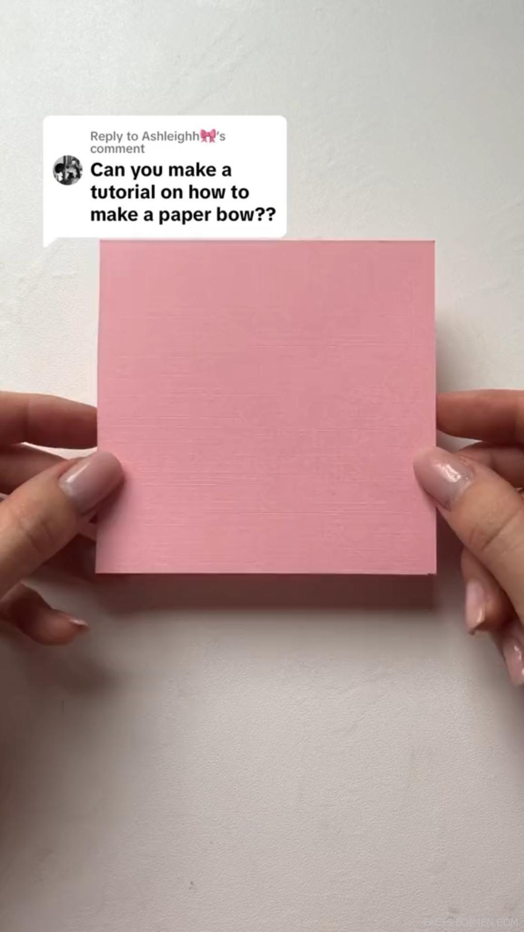 paper bow tutorial
