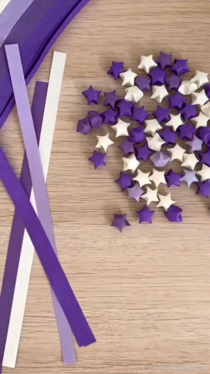 mini origami stars