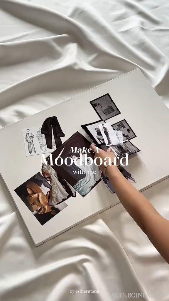 teen room mood board