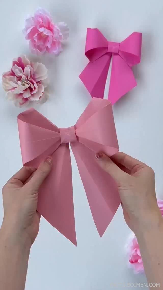 paper bow tutorial