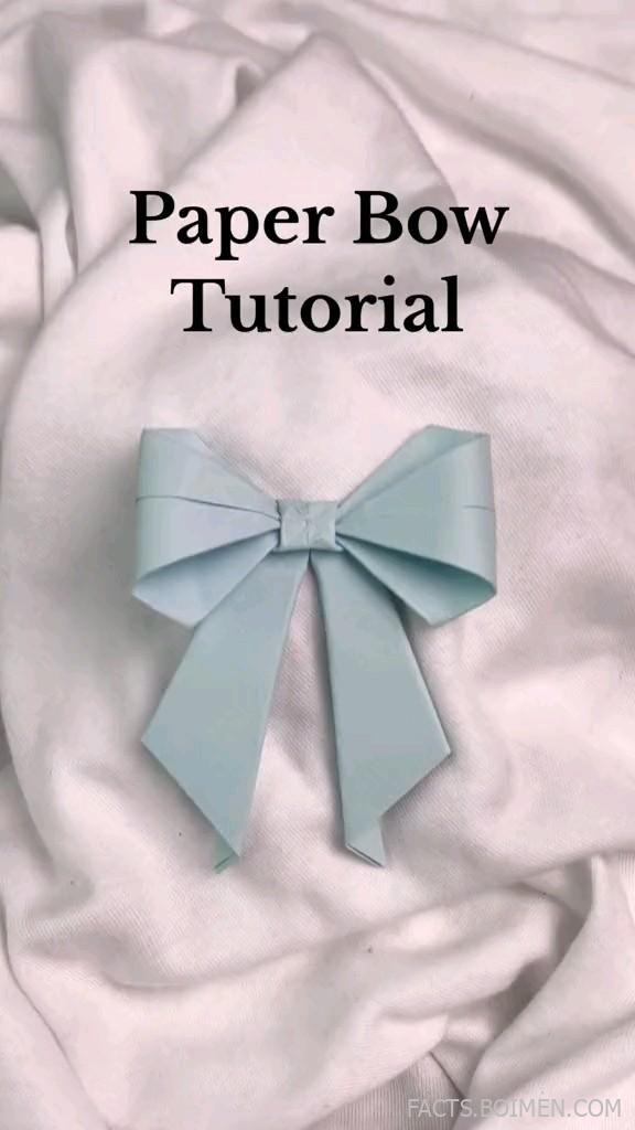 paper bow tutorial