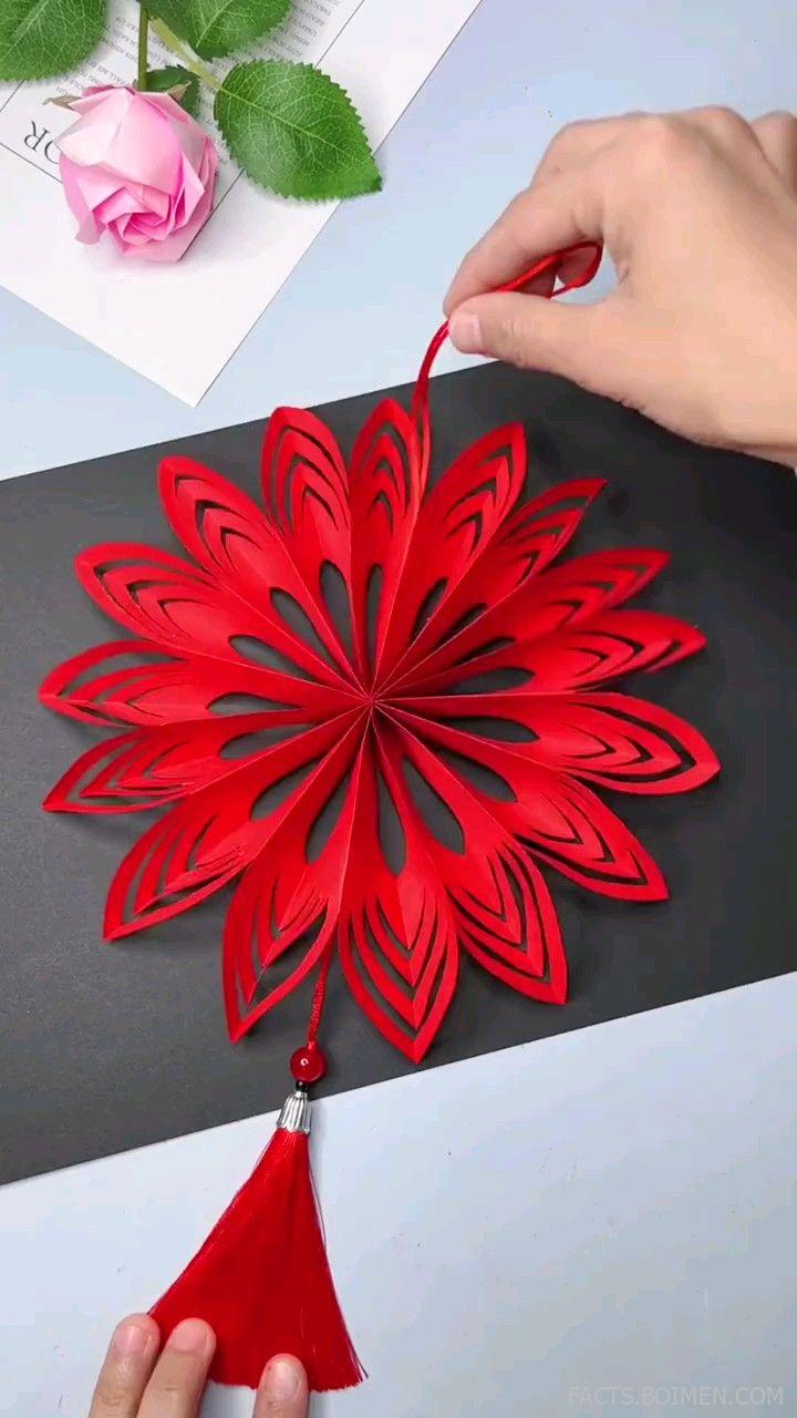 paper flower craft