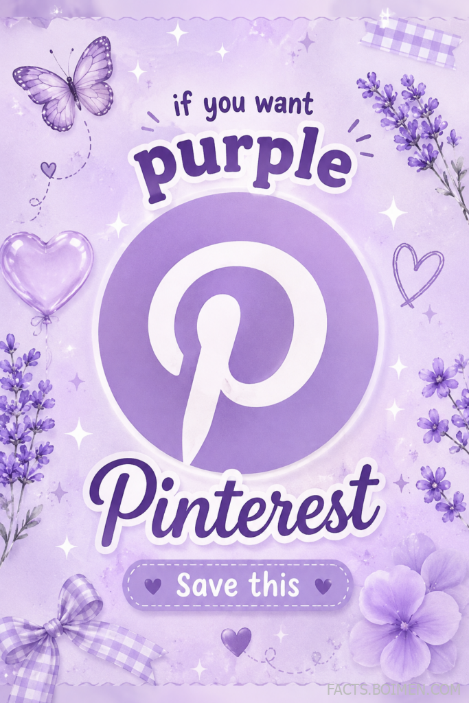 purple pinterest aesthetic