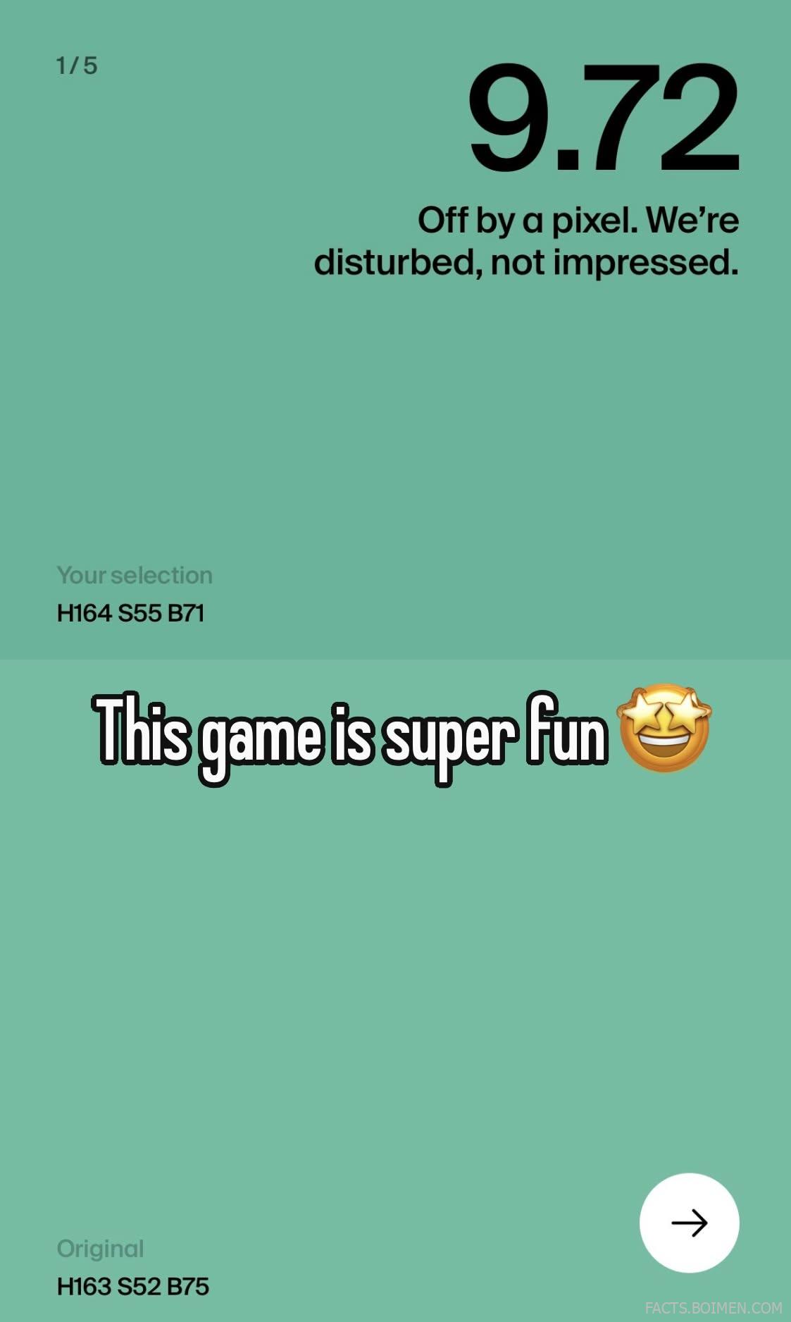 color guessing game