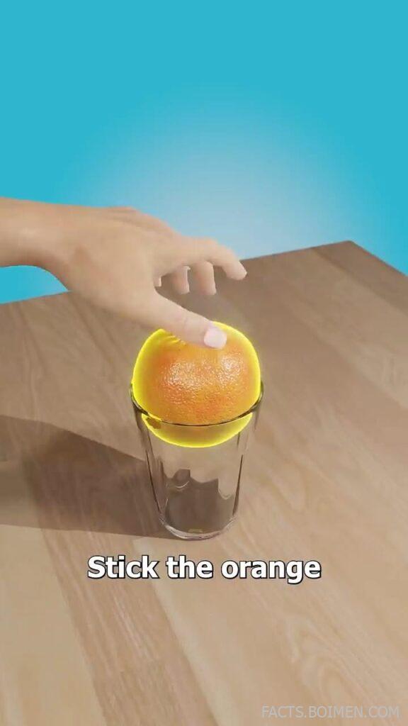 orange candle