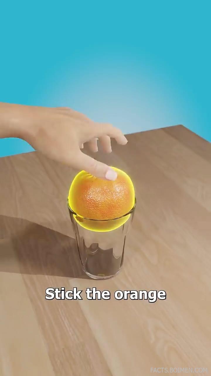 orange candle