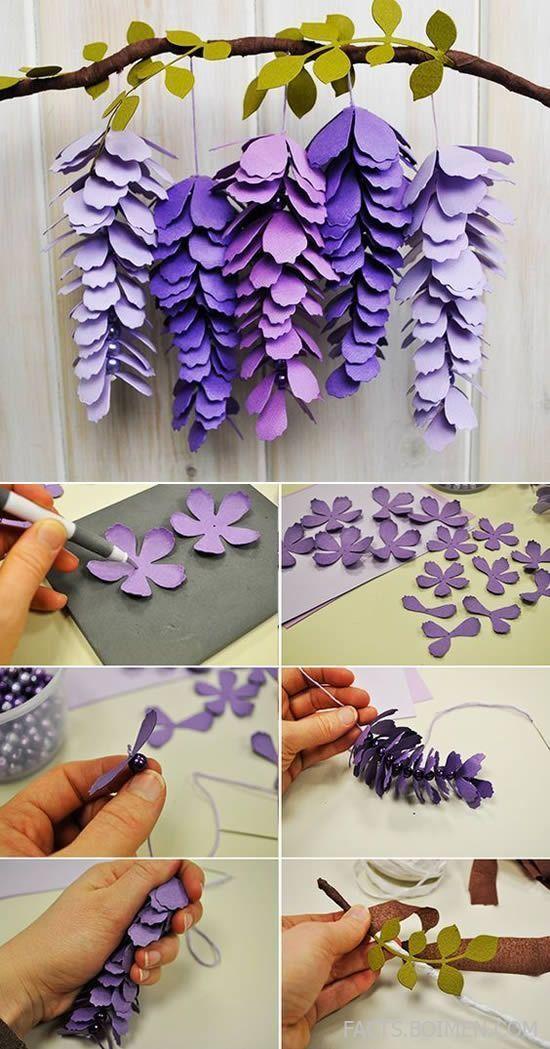 paper flower making tutorials