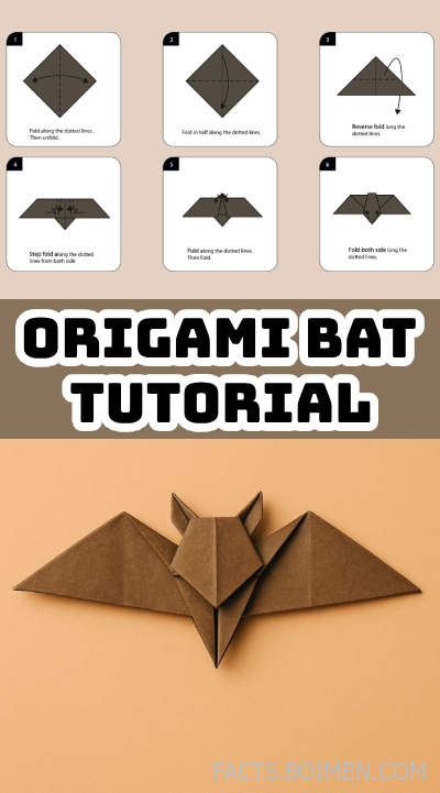 origami bat tutorial