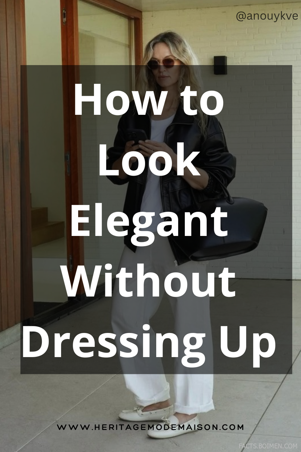look elegant without dressing up