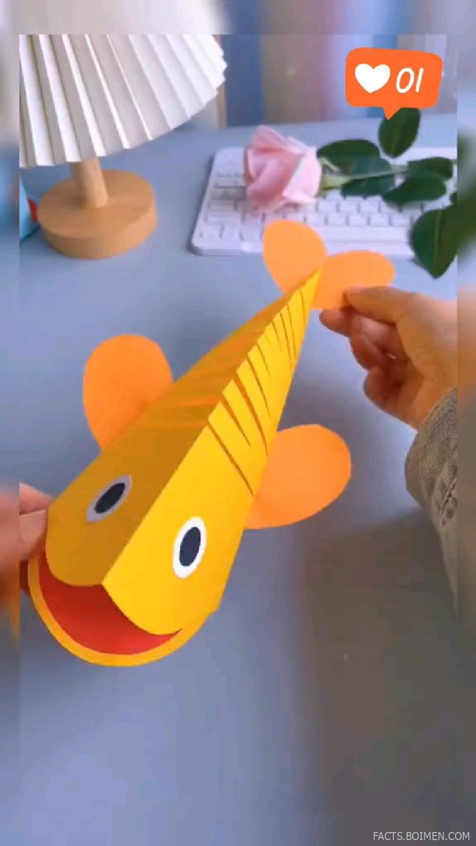 paper fish toy