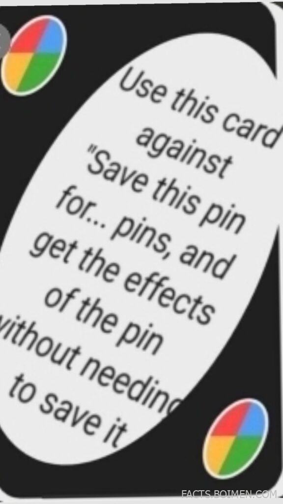 save pins without pinning