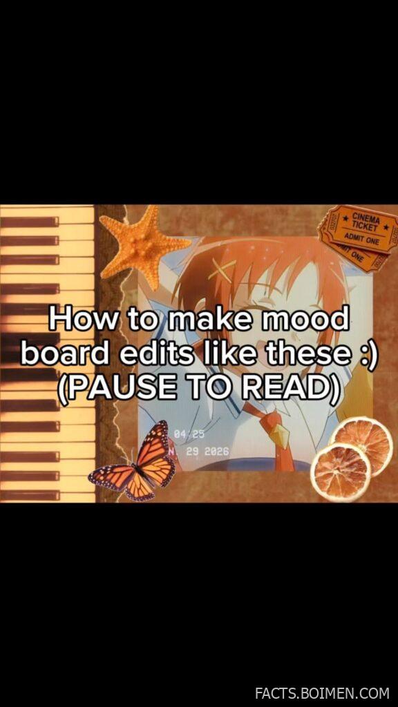 mood board edit tutorial