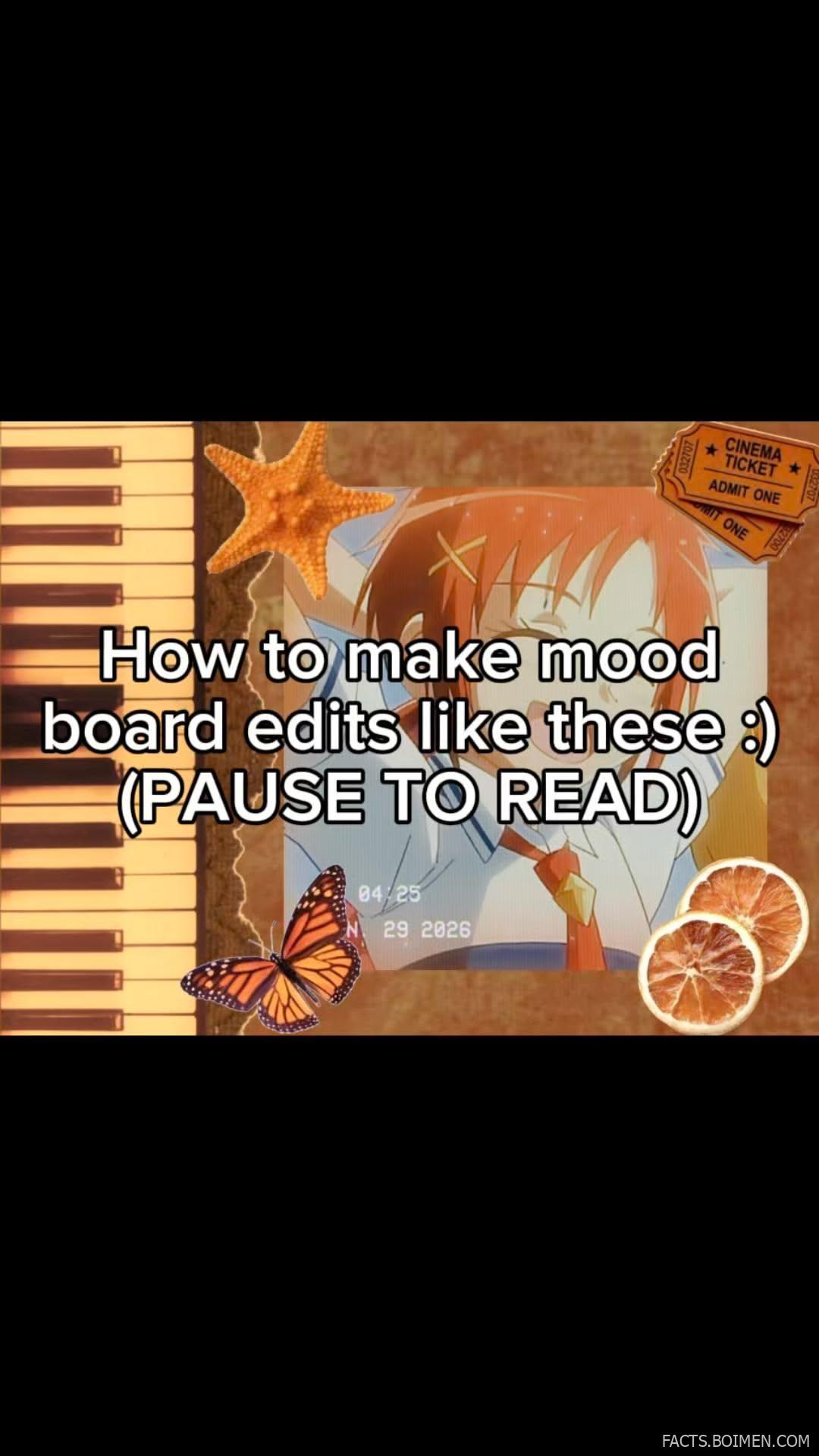 mood board edit tutorial