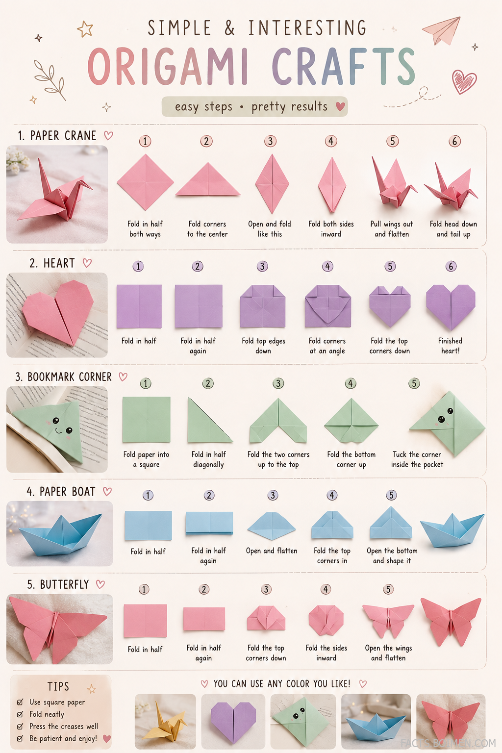 origami crafts for beginners